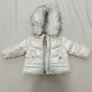 Michael Kors white baby/toddler jacket size 12 months! Great condition!